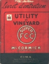 notice d'entretien
type : Utility SUPER FCC - Vineyard SUPER FCC
